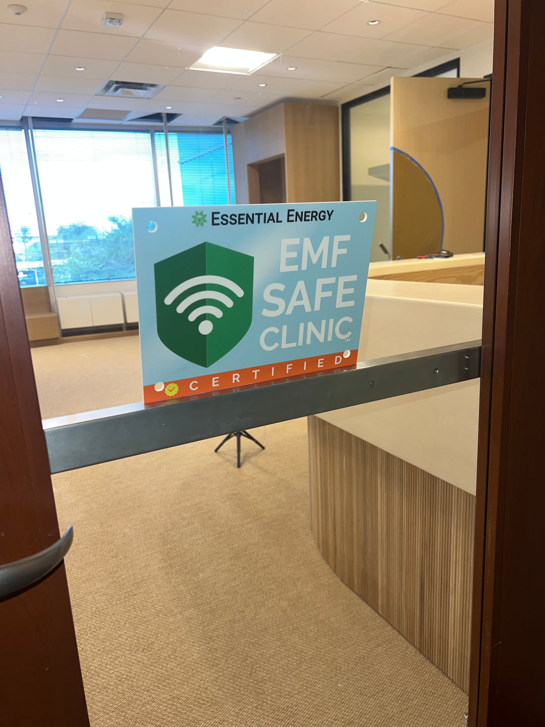 EMF Safe Clinic Sign