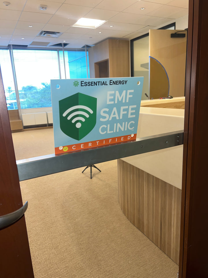 EMF Safe Clinic Sign